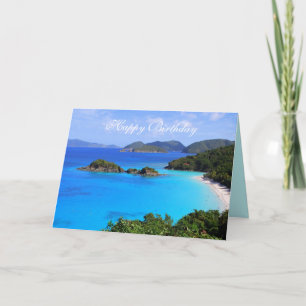Grattis på födelsedagen, Cinnamon Bay, St. John, U Kort