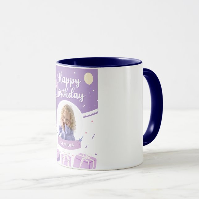 Grattis på födelsedagen Claudia Mug Mugg (Framsida höger)