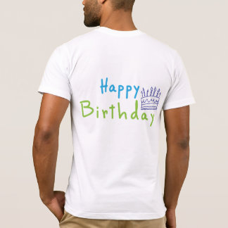 Grattis på födelsedagen Colorful Cake Design T Shirt