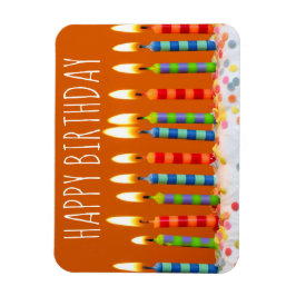 GRATTIS PÅ FÖDELSEDAGEN Colorful Modern Gift Magne Magnet
