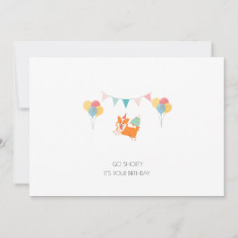 GRATTIS PÅ FÖDELSEDAGEN CORGI-KORT JULKORT