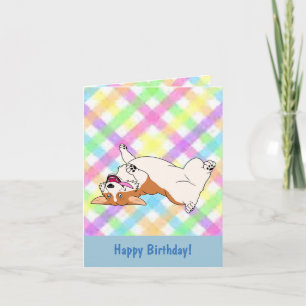 Grattis på födelsedagen, Corgi-Tecknad uppifrån oc Kort