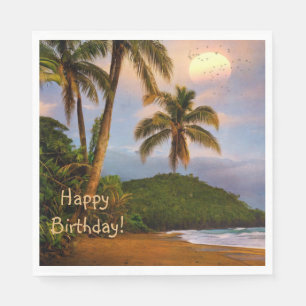 Grattis på födelsedagen Costa Rica Pappersservett