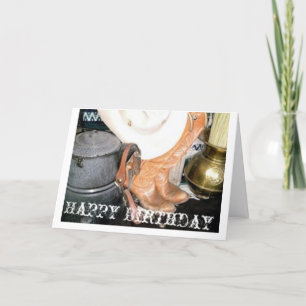 grattis på födelsedagen Cowboy Kort