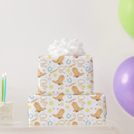 Grattis på födelsedagen Cowboy Presentpapper