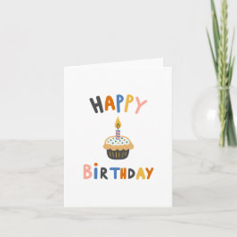 Grattis på födelsedagen cupaka kort