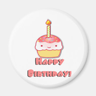 Grattis på födelsedagen Cupkaka Magnet