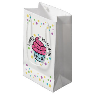 Grattis på födelsedagen Cupkaka-presentpåse