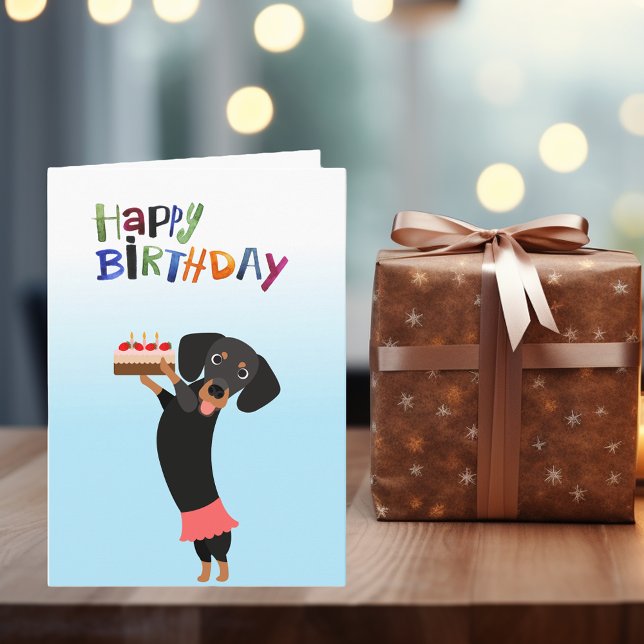 Grattis på födelsedagen Cute Hund med kummel Kort (Skapare uppladdad)