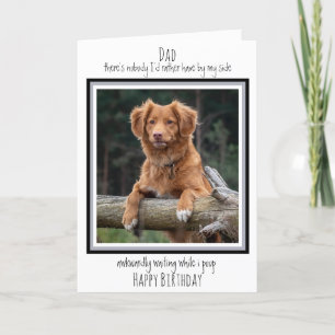 Grattis på födelsedagen Cute Hund Photo - Hund-kor Kort