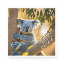 Grattis på födelsedagen Cute Koala Bear