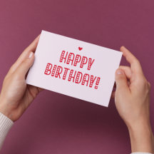 Grattis på födelsedagen! Cute Typography