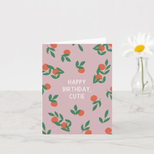 Grattis på födelsedagen, Cutie! - Kort för klement