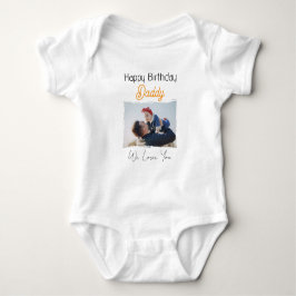 GRATTIS PÅ FÖDELSEDAGEN DADDY ANPASSNINGSBAR-FOTO  T SHIRT