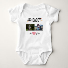 GRATTIS PÅ FÖDELSEDAGEN DADDY ANPASSNINGSBAR-FOTO  T SHIRT