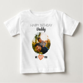 GRATTIS PÅ FÖDELSEDAGEN DADDY BARNKLÄDER ANPASSNIN T SHIRT