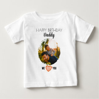 GRATTIS PÅ FÖDELSEDAGEN DADDY BARNKLÄDER ANPASSNIN T SHIRT