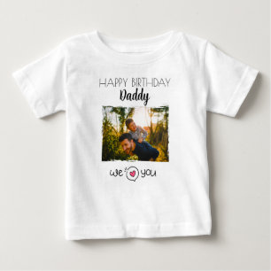 GRATTIS PÅ FÖDELSEDAGEN DADDY BARNKLÄDER ANPASSNIN T SHIRT