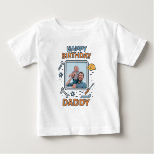 GRATTIS PÅ FÖDELSEDAGEN DADDY BARNKLÄDER ANPASSNIN T SHIRT