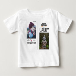 GRATTIS PÅ FÖDELSEDAGEN DADDY BARNKLÄDER ANPASSNIN T SHIRT