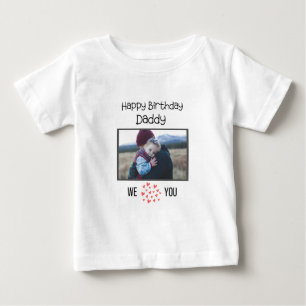 GRATTIS PÅ FÖDELSEDAGEN DADDY BARNKLÄDER ANPASSNIN T SHIRT