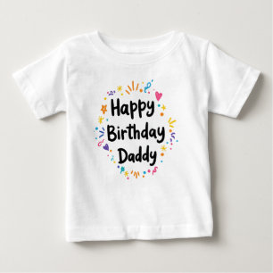 GRATTIS PÅ FÖDELSEDAGEN DADDY BARNKLÄDERS T SHIRT