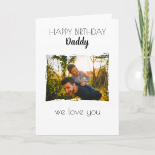 GRATTIS PÅ FÖDELSEDAGEN DADDY CARD ANPASSNINGSBAR KORT