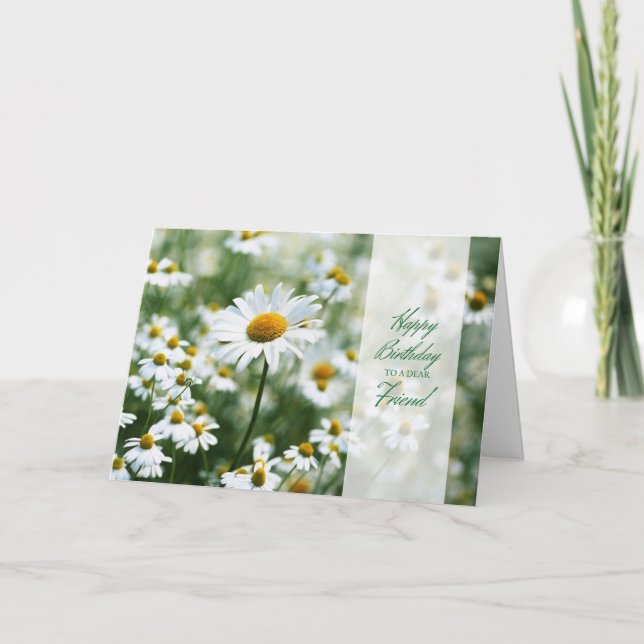 Grattis på födelsedagen Daisy för en Kära vän Kort (Framsida)