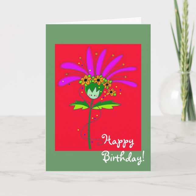 Grattis på födelsedagen Daisy Kort (Framsida)