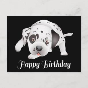 Grattis på födelsedagen Dalmatien Puppy Hund älska Vykort