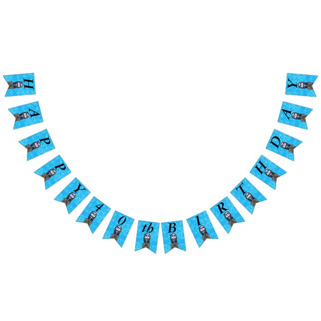 Grattis på födelsedagen Dam Skeleton, eftersatt Ka Vimplar (Alla)