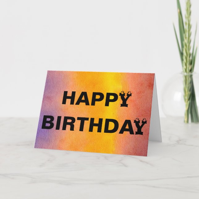 Grattis på födelsedagen - de som inte berättar sin kort (Framsida)