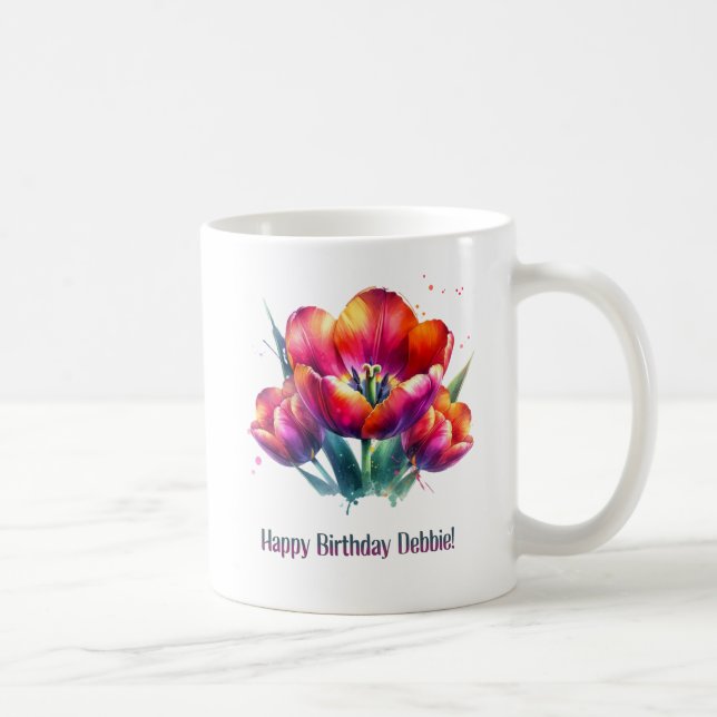 Grattis på födelsedagen Debbie Kaffemugg (Höger)