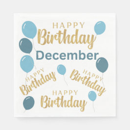 Grattis på födelsedagen decemberfödelsedagar Pappe Pappersservett