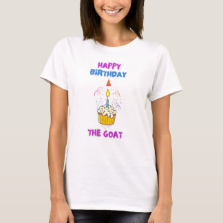 Grattis på födelsedagen Den GOAT Kvinnors T-Shirt 