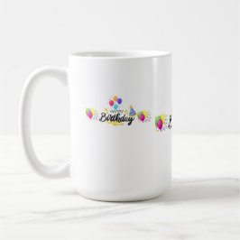 Grattis på födelsedagen Design Artikel-02 Kaffemugg