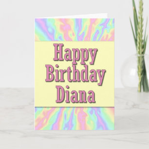 Grattis på födelsedagen Diana Kort