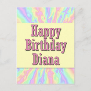 Grattis på födelsedagen Diana Vykort