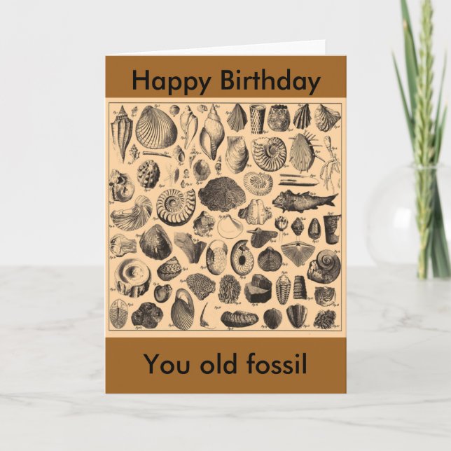 Grattis på födelsedagen, din gamla fossila kraft kort (Framsida)