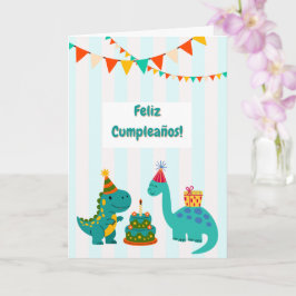 Grattis på födelsedagen Dinosaurie Kort