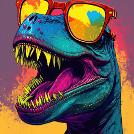 Grattis på födelsedagen-dinosaurieskort kort