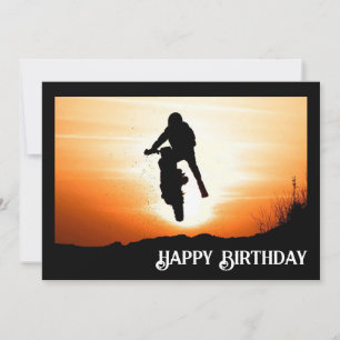 Grattis på födelsedagen Dirt Bike Sporty Birthday