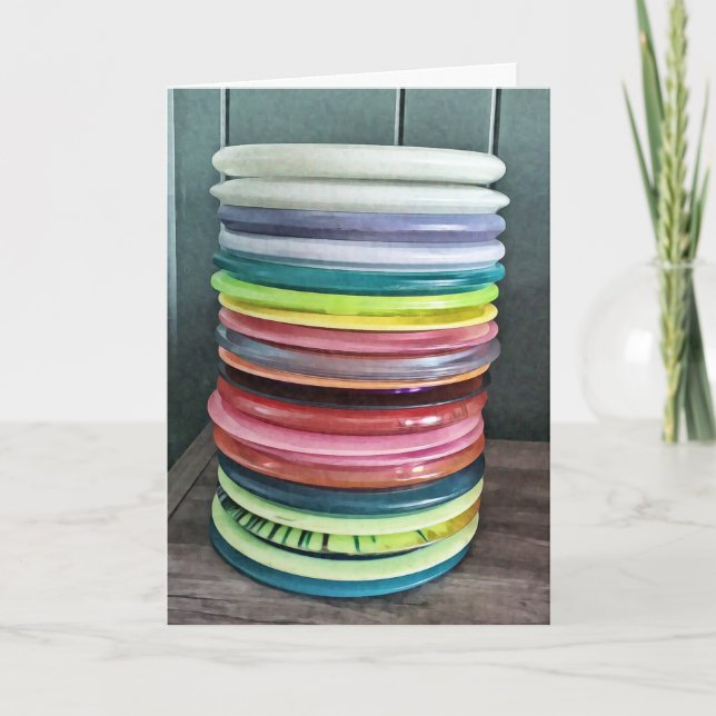 Grattis på födelsedagen | Disk Golf Humor Kort (Framsida)