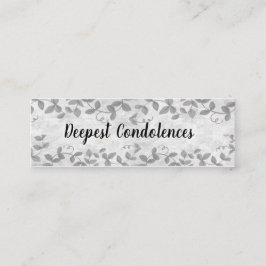 Grattis på födelsedagen/djupt deltagande mini visitkort