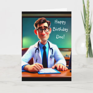 Grattis på födelsedagen Doc Kort