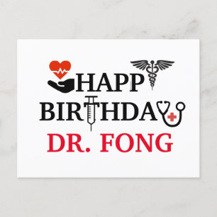 Grattis på födelsedagen - Doktor hälsovård medicin Vykort