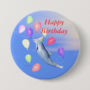Grattis på födelsedagen Dolphin Knapp