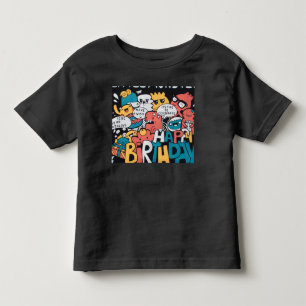 Grattis på födelsedagen Doodle Småbarn T-Shirt