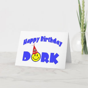 Grattis på födelsedagen Dork Kort