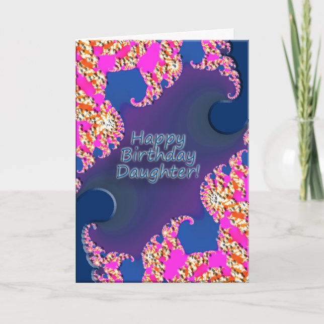 Grattis på födelsedagen Dotter! Kort (Framsida)